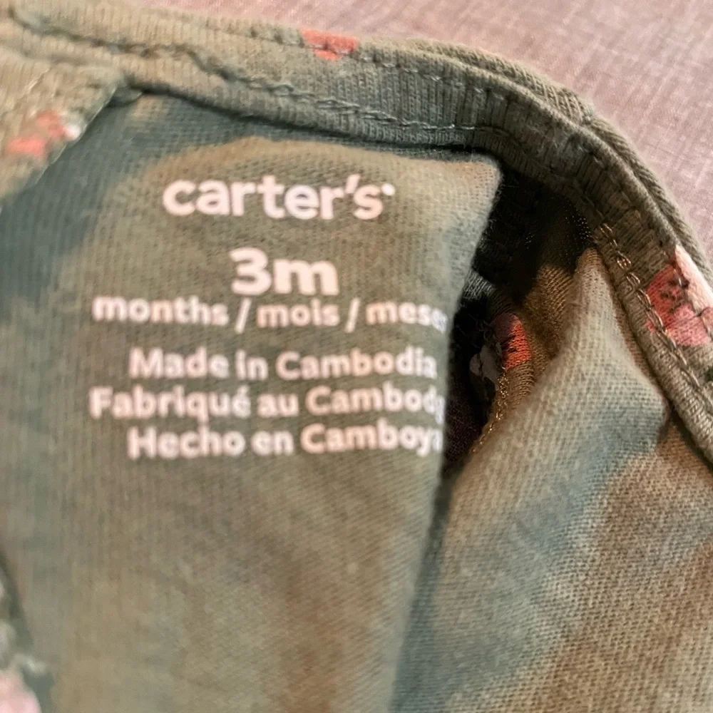Carters sleeveless romper vacation